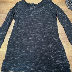 Soma Black and White Long Sleeve Tee